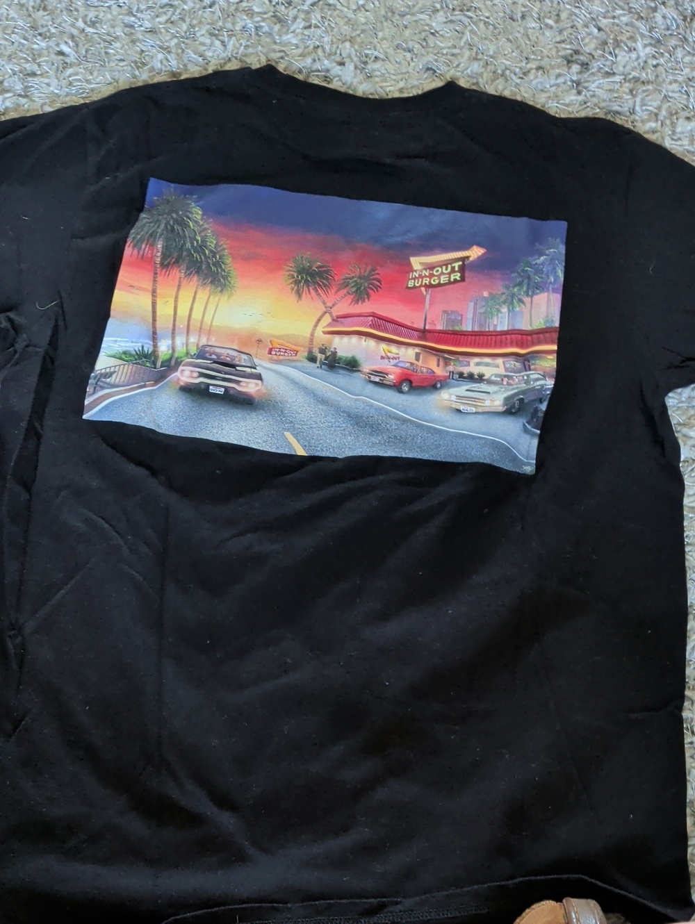 Urge Black Graphic Care-Label Tee